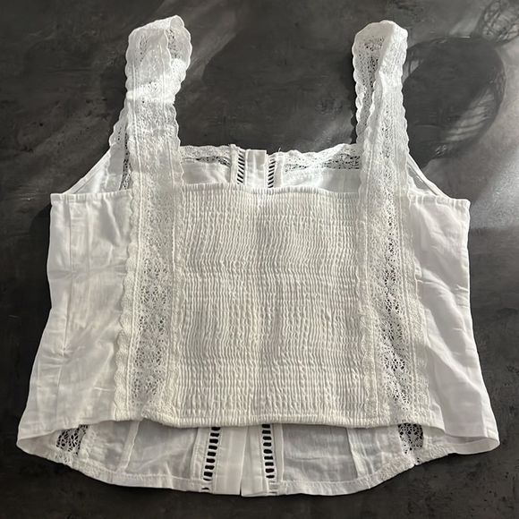 NWT  Free people sexy Lace tank top M - Picture 7 of 8